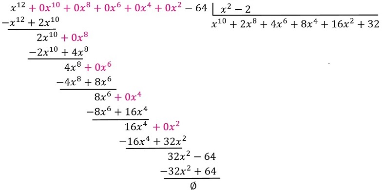 división de polinomios